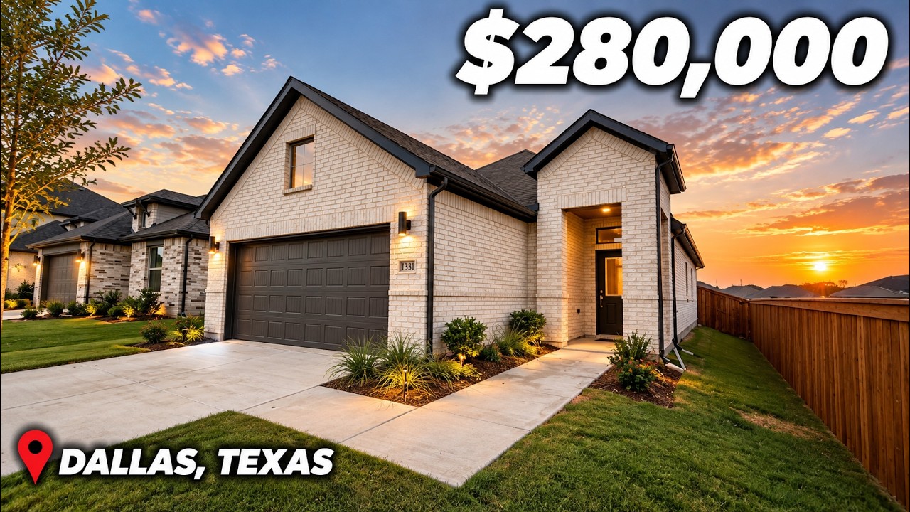 $280K?!  Brand-New Modern Homes Just Outside Dallas, TX!