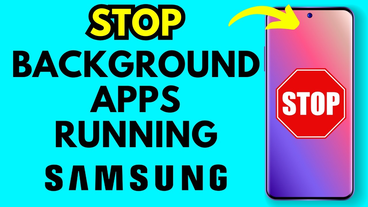 Как остановить работу фоновых приложений на телефоне Samsung