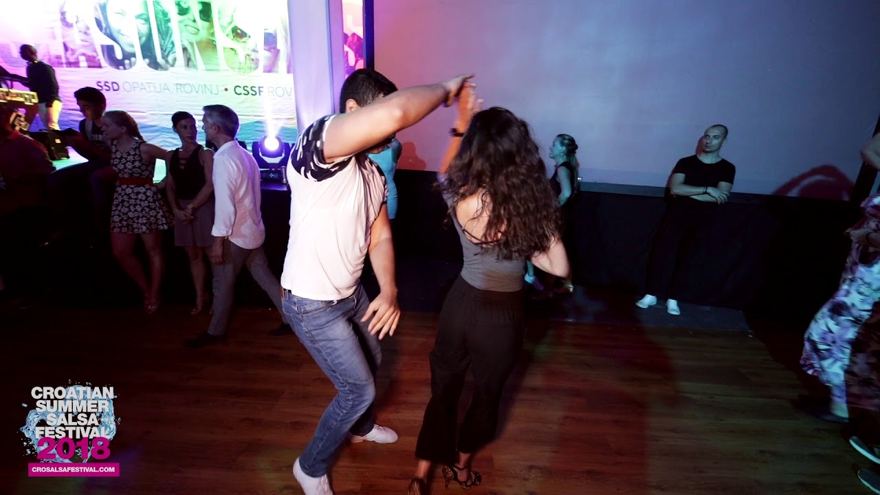 Walid & Dj Cycy dancing in Rovinj @Croatian Summer Salsa Festival 2018