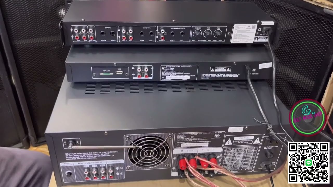 วิธีต่อใช้งาน ปรีแอมป์ + EQ + แอมป์ขยายเสียง /หรือ Power ￼ แบบง่ายๆ คลิปเดียวจบ