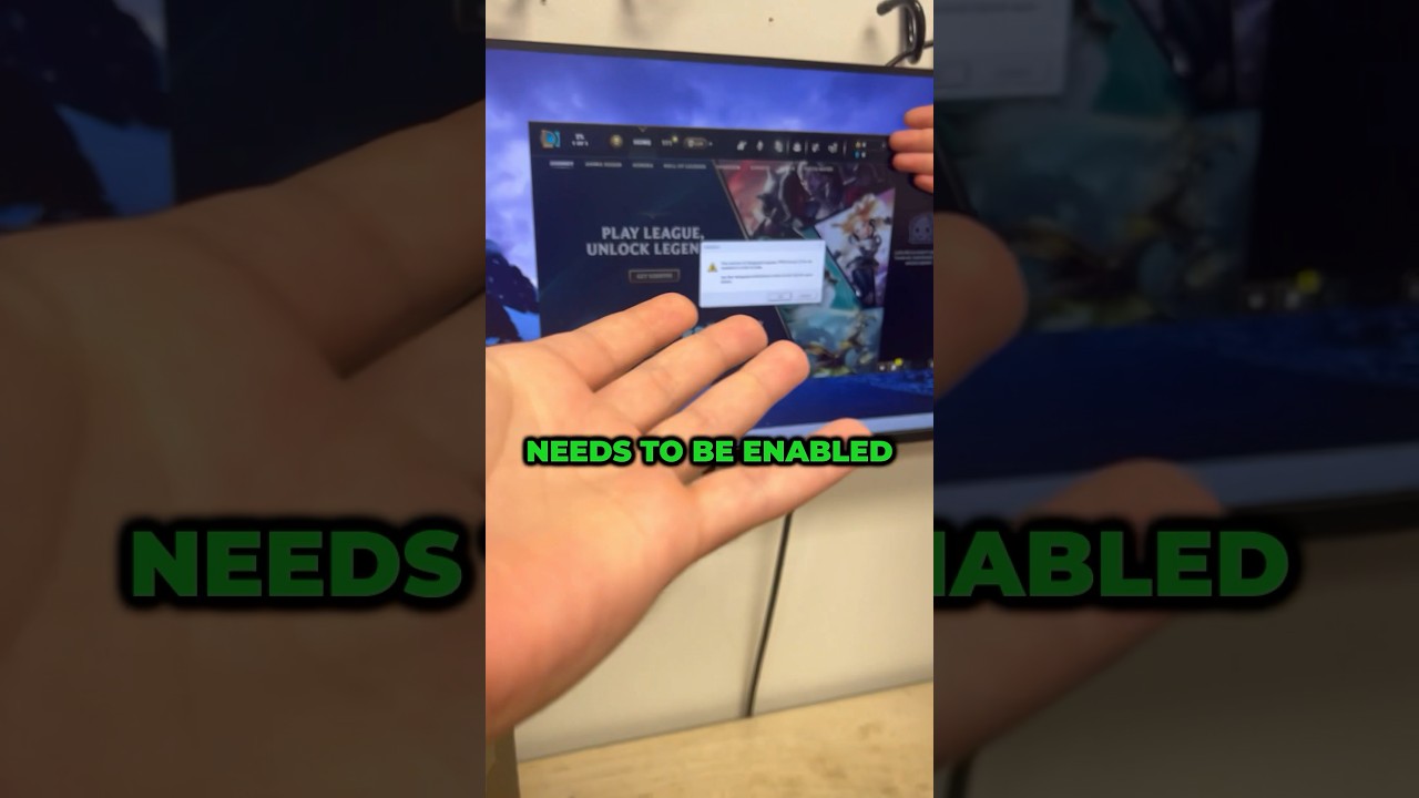 Weird TPM2.0 enabled fix! #custompc #gaming #diy #gamingpc #computerrepair