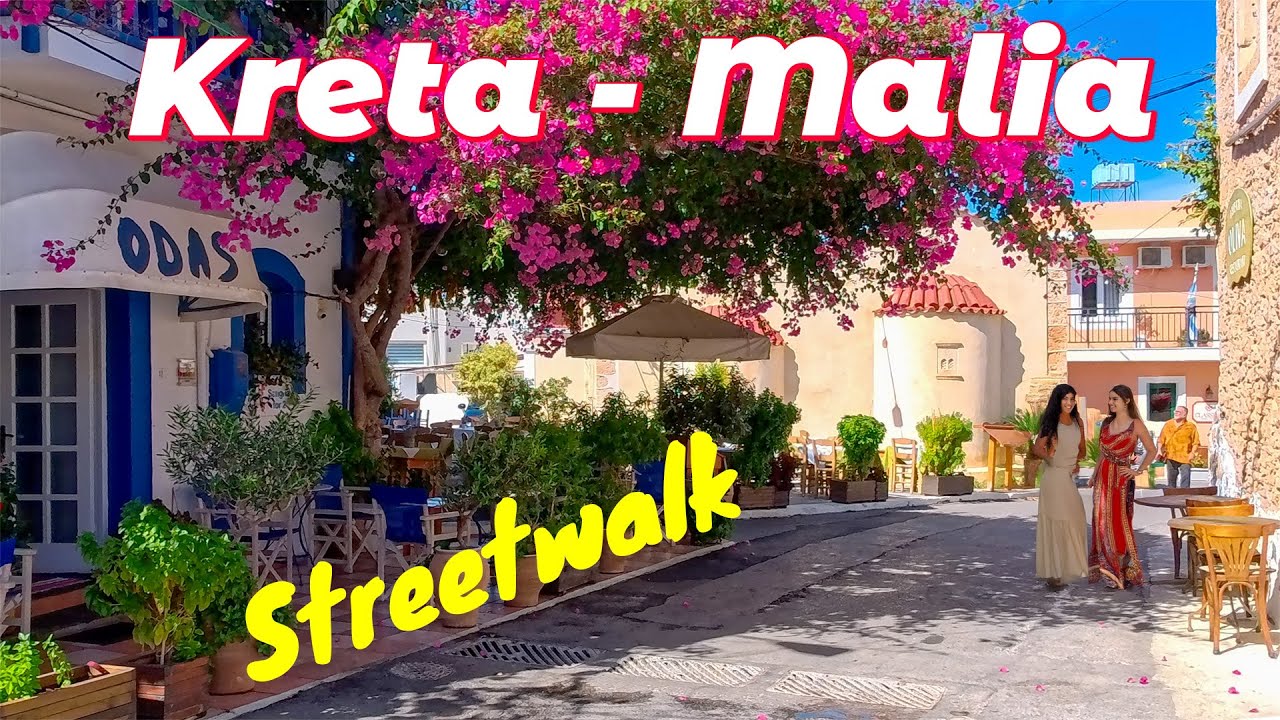 Wunderschönes Malia 🇬🇷 Kreta: Altstadt, Strip & Strandstraße Richtung Stalida