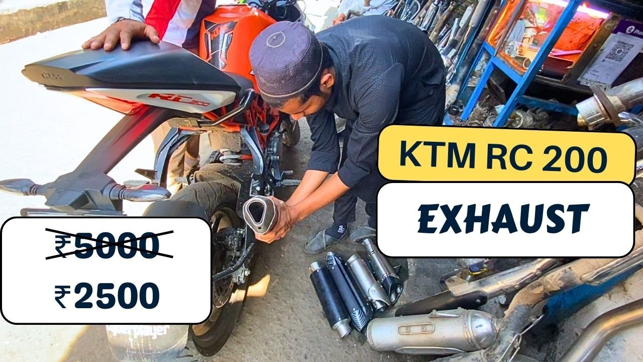 ktm rc 200 exhaust sound | best exhaust for ktm rc 200 | ktm rc bs6 exhaust change | ktm rc 200