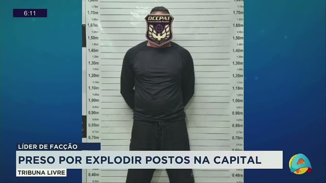Tribuna Livre - Líder de facção é preso por explodir postos de gasolina na capital