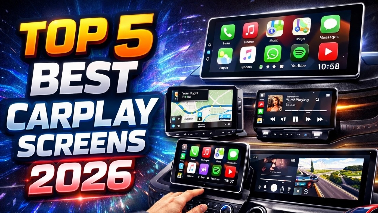 Лучшие экраны для Apple CarPlay 2026 года | Беспроводные дисплеи для CarPlay и Android Auto