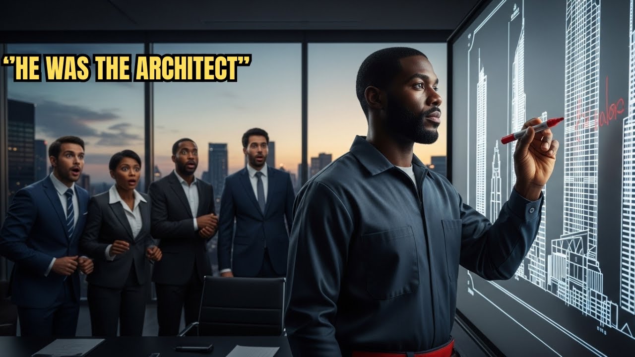 “They Asked for the Architect — The Black Single Dad Everyone Overlooked Stood Up.”