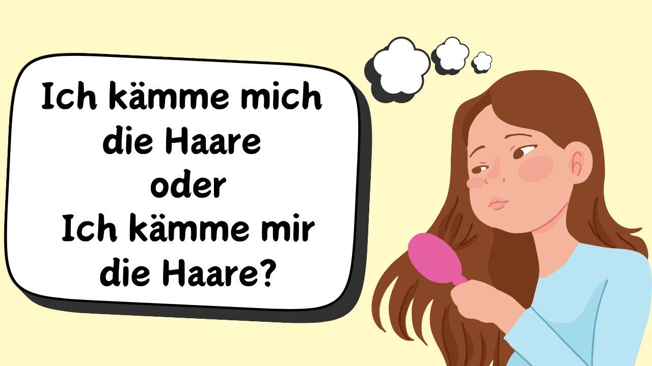 German Reflexive Pronouns in Dative and Accusative | German A2 | German Grammar | Learn German