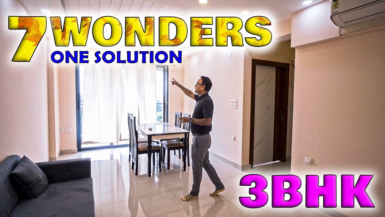 FURNISHED 3BHK FLAT IN HIGH-RISE APARTMENT AT NEWTOWN ADJACENT TO ECO PARK | KOLKATA
