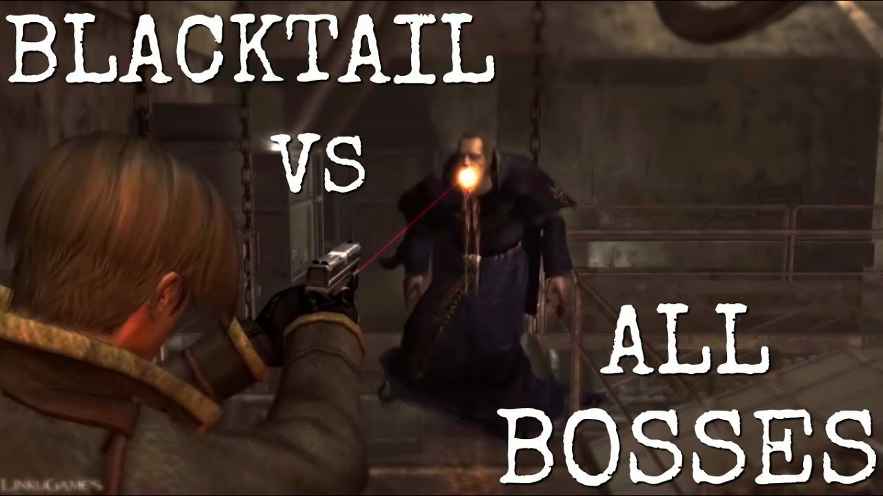 Killing ALL Bosses with the BLACKTAIL | Resident Evil 4 HD