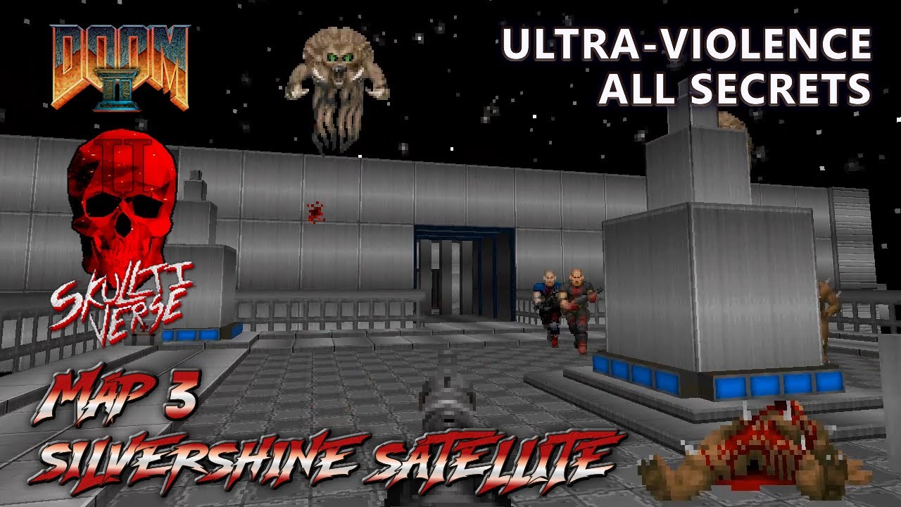 Doom 2 - Skulltiverse II - Map 3 - Ultra-Violence - All Secrets
