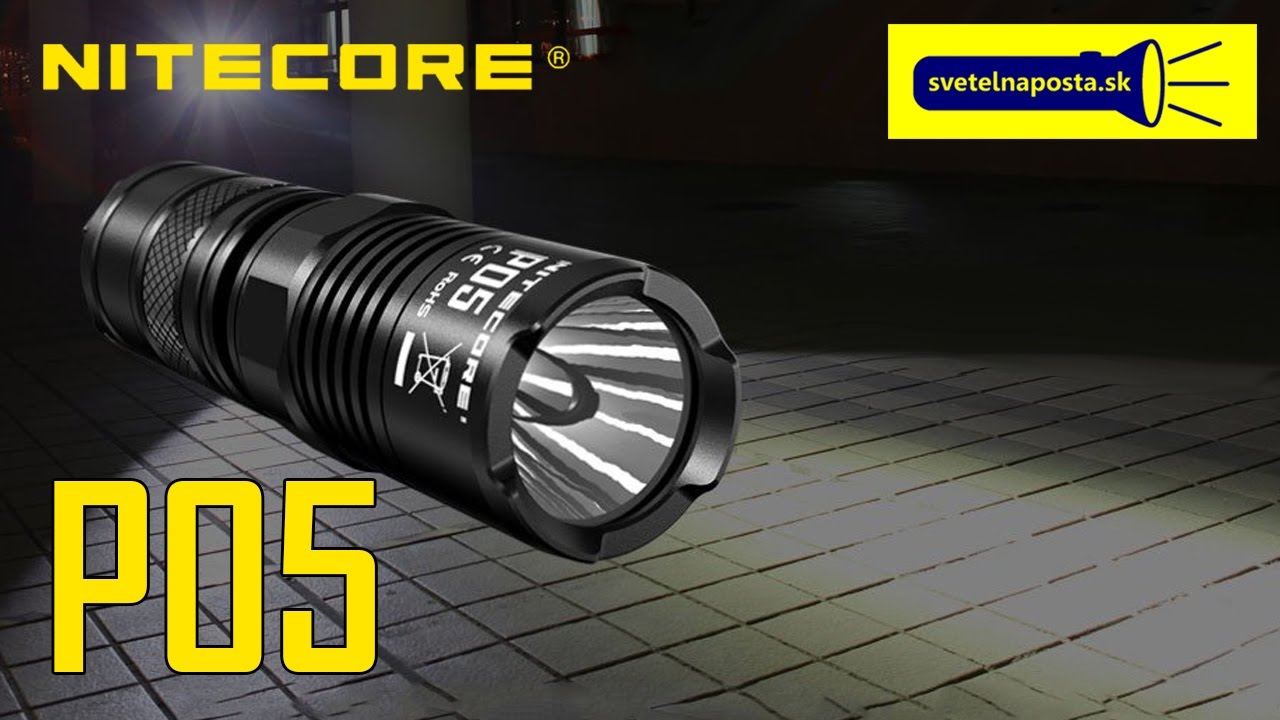 SvetelnaPosta.sk | LED Baterka Nitecore P05  [VIDEO]