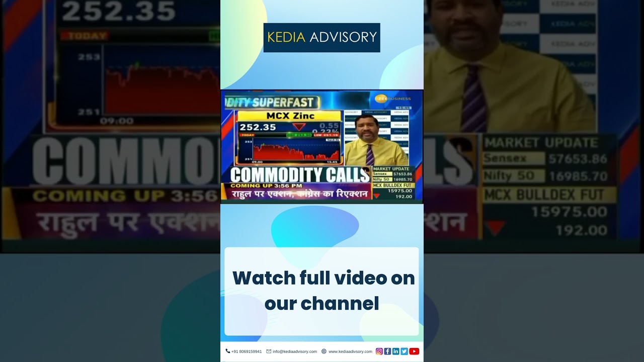 Zinc view on Zee Business #short #zeebusiness #commodity #ajaykedia #kediaadvisory