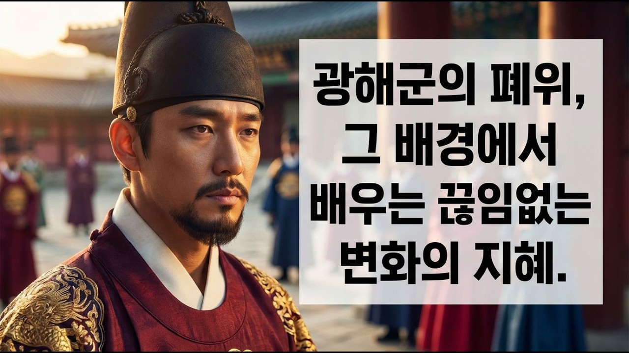 광해군의 폐위, 조선의 운명을 바꾼 사건은?