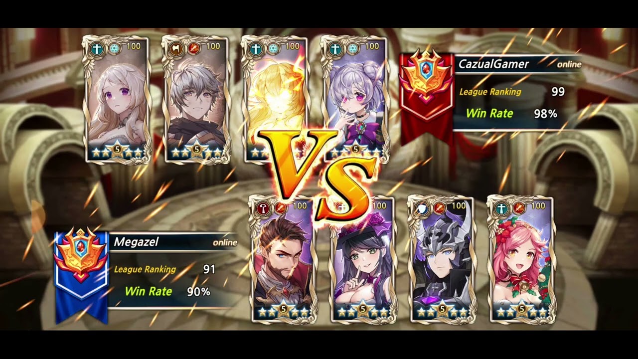 [King's Raid] Trying PvP again. DLK burst team. Is it fun anymore?