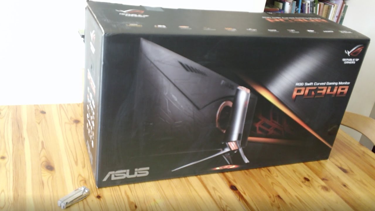 Распаковка монитора ASUS ROG SWIFT PG348Q: *РЕАЛЬНЫЙ* обзор