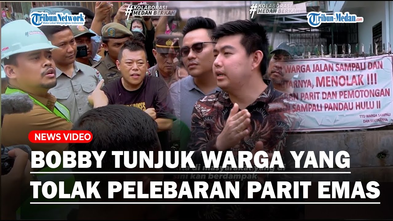 GERAM! Bobby Nasution Semprot Warga yang Tolak Pelebaran Parit: Jangan Hanya Kepentingan Kalian Saja