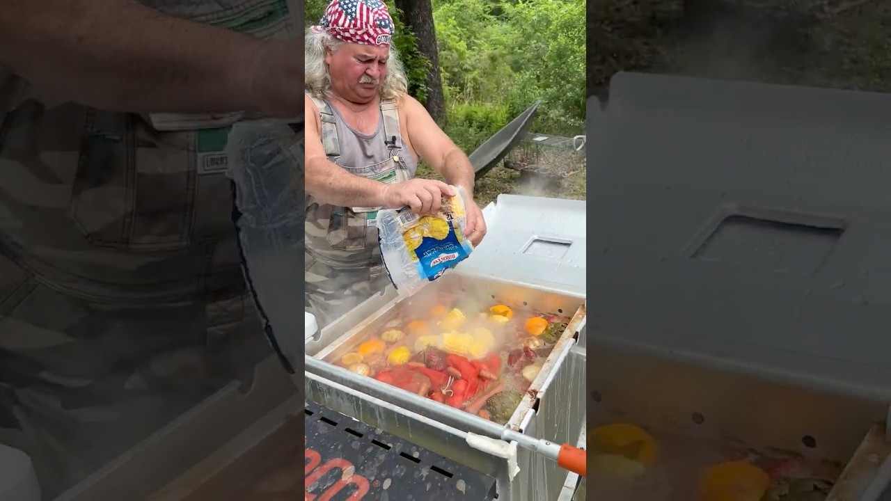 Crawfish Boil with EVERYTHING! #crawfish #cajun