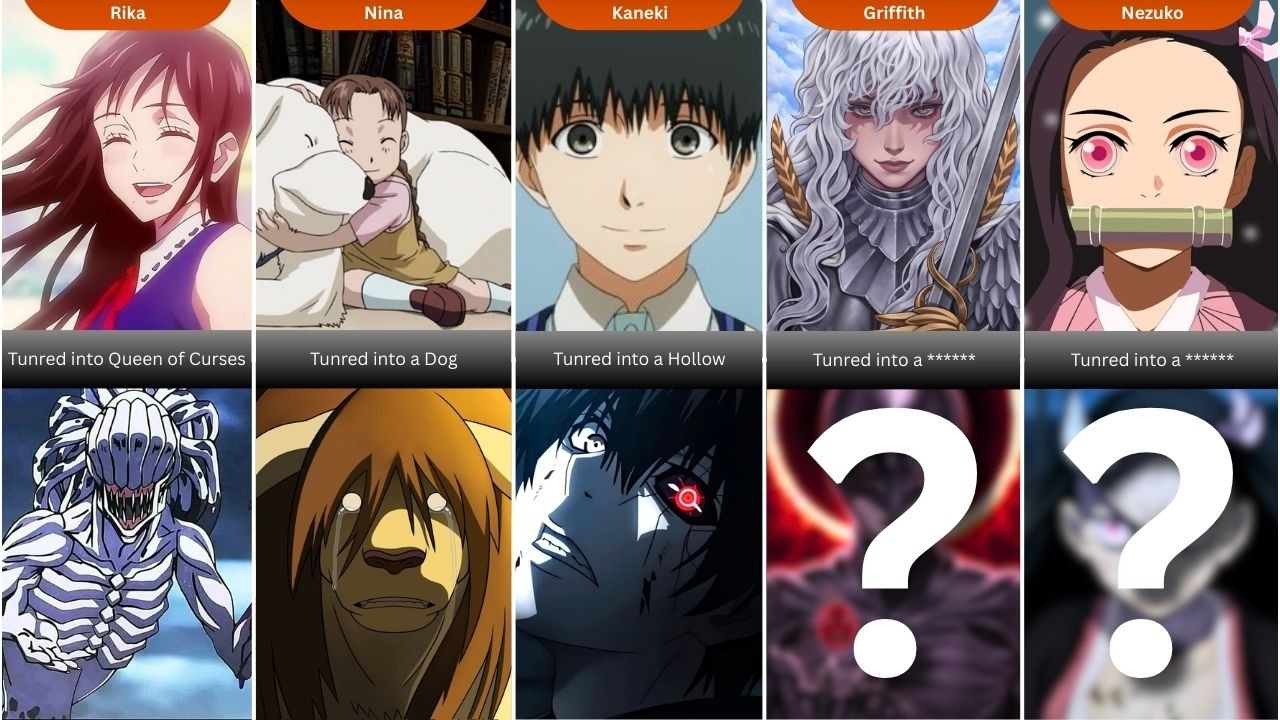 Anime Characters who turned into Monsters