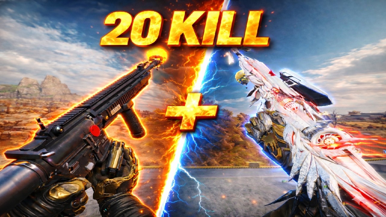 20 KILLS USING HK416 + KALA 😈 INSANE GAMEPLAY | 15K SUBS 🎉