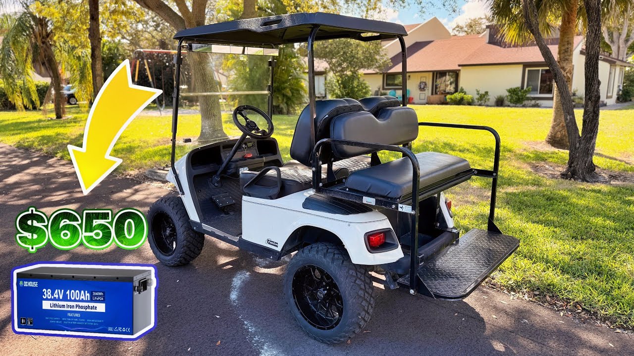 Cheapest 36V Golf Cart LiFePO4 Battery - DC House