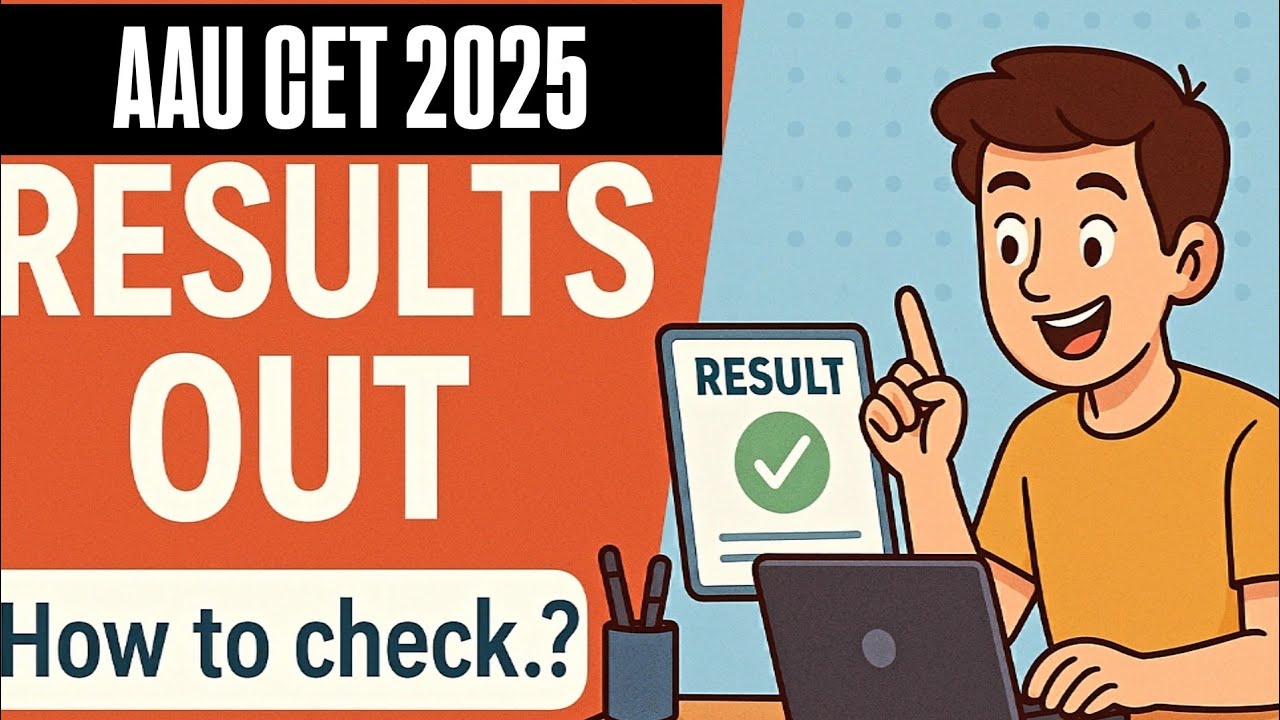 AAU CET 2025 RESULT OUT✅ CHECK YOUR SCORE CARD!!
