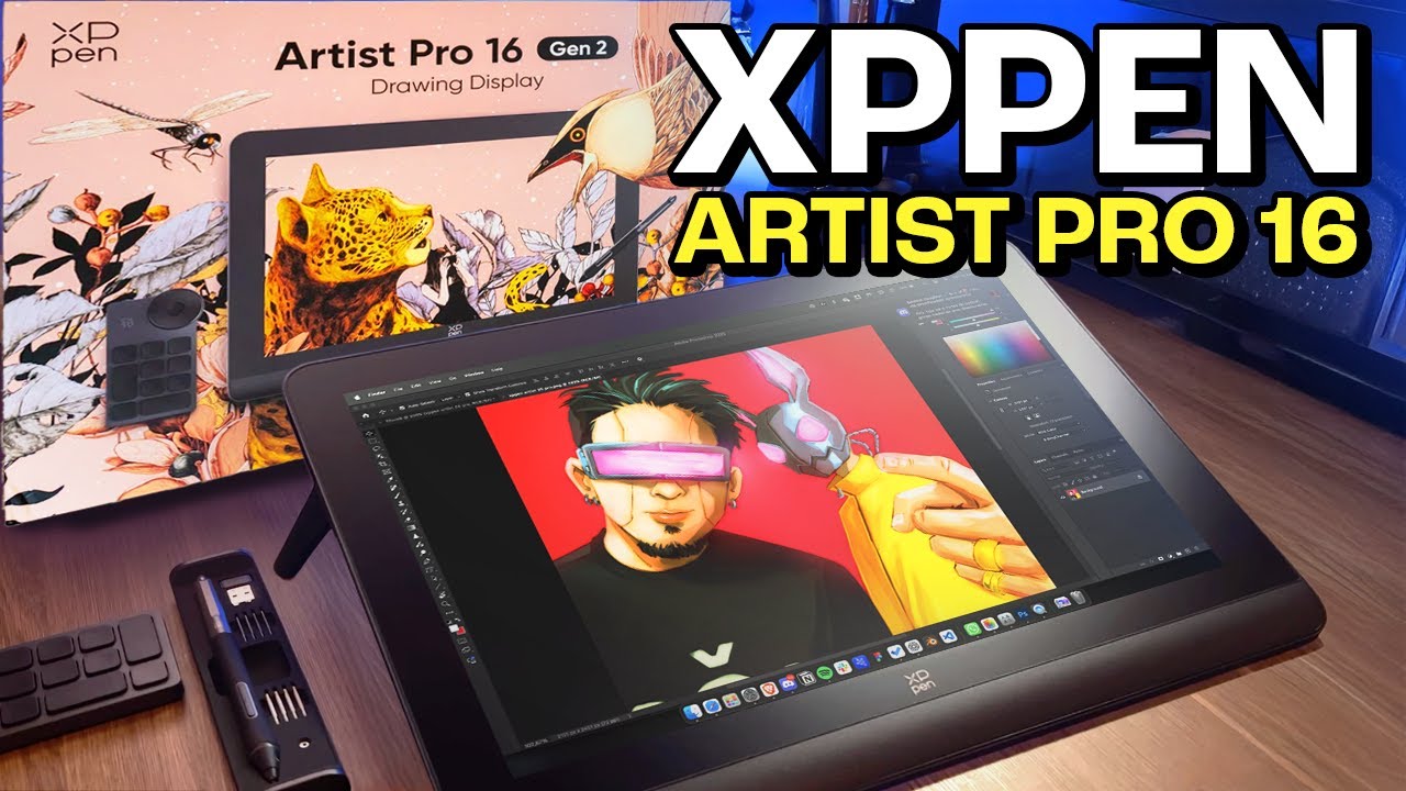 A MELHOR MESA DIGITALIZADORA DISPLAY 2025 - XPPEN Artist Pro 16 Gen 2