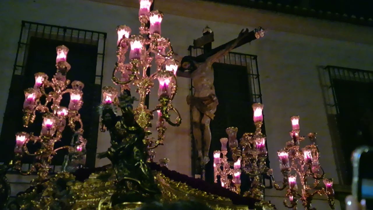 Cristo de los Favores al son de la  Pasión de Linares. Viernes Santo 2022 (Granada).