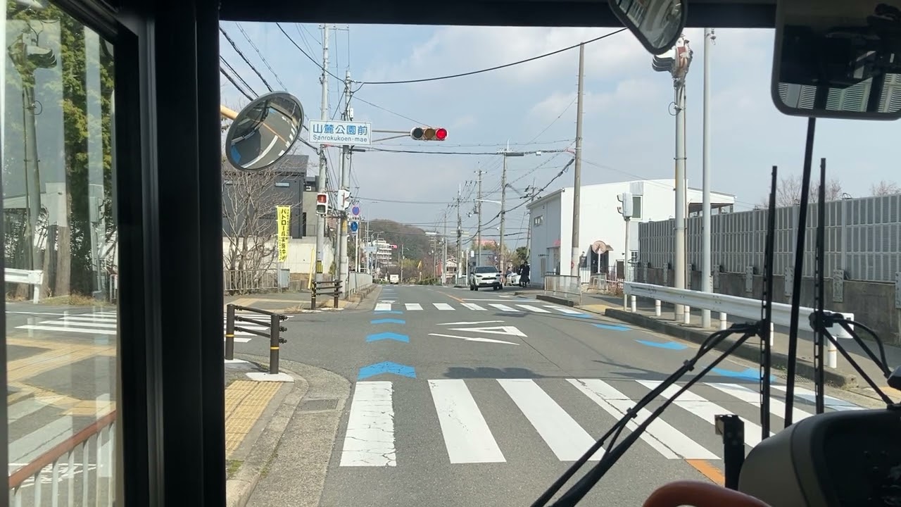 阪急バス箕面駅→山麓道路→白島北