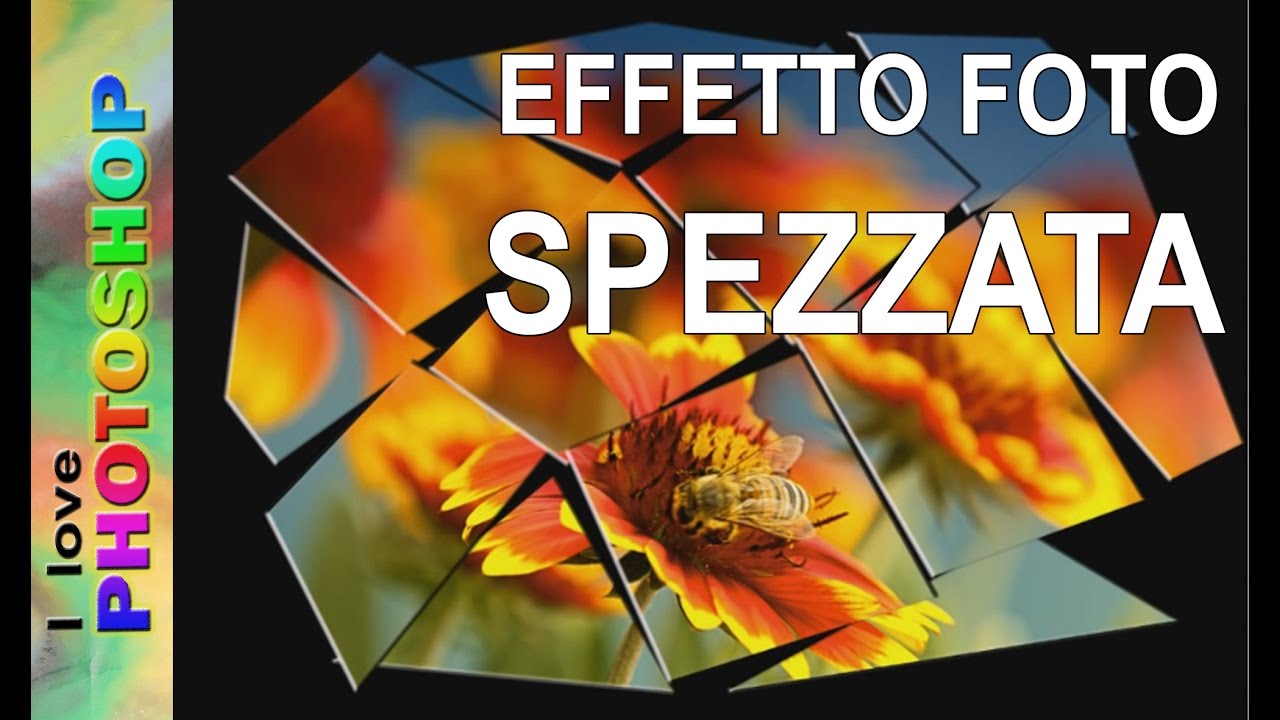 Photoshop tutorial italiano - Photoshop effetto foto spezzata, photoshop effetti particolari