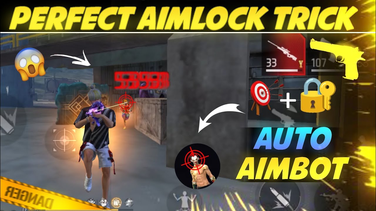 Perfect ( Aimlock ) Trick 🎯 || HEADSHOT Trick for FF Max || Only Red No. Trick