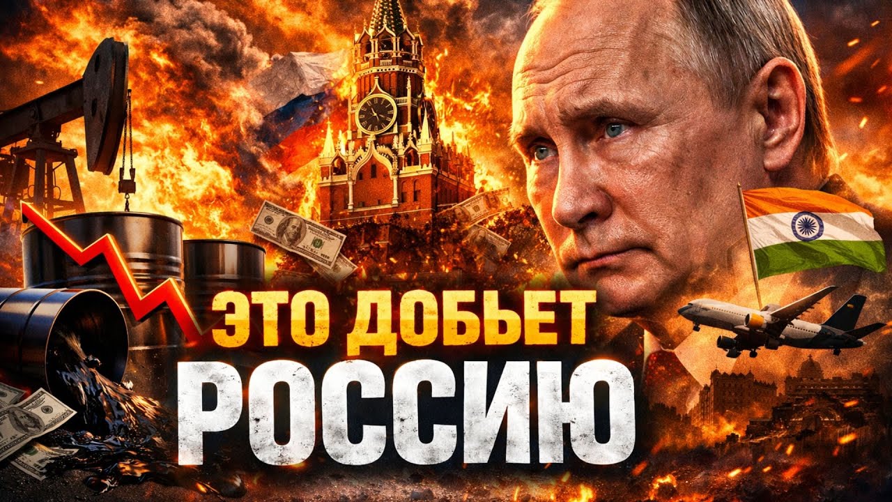 Россия - в НЕФТЯНОЙ БЛОКАДЕ! Экономика Путина посыпалась. Индия открыто послала Москву