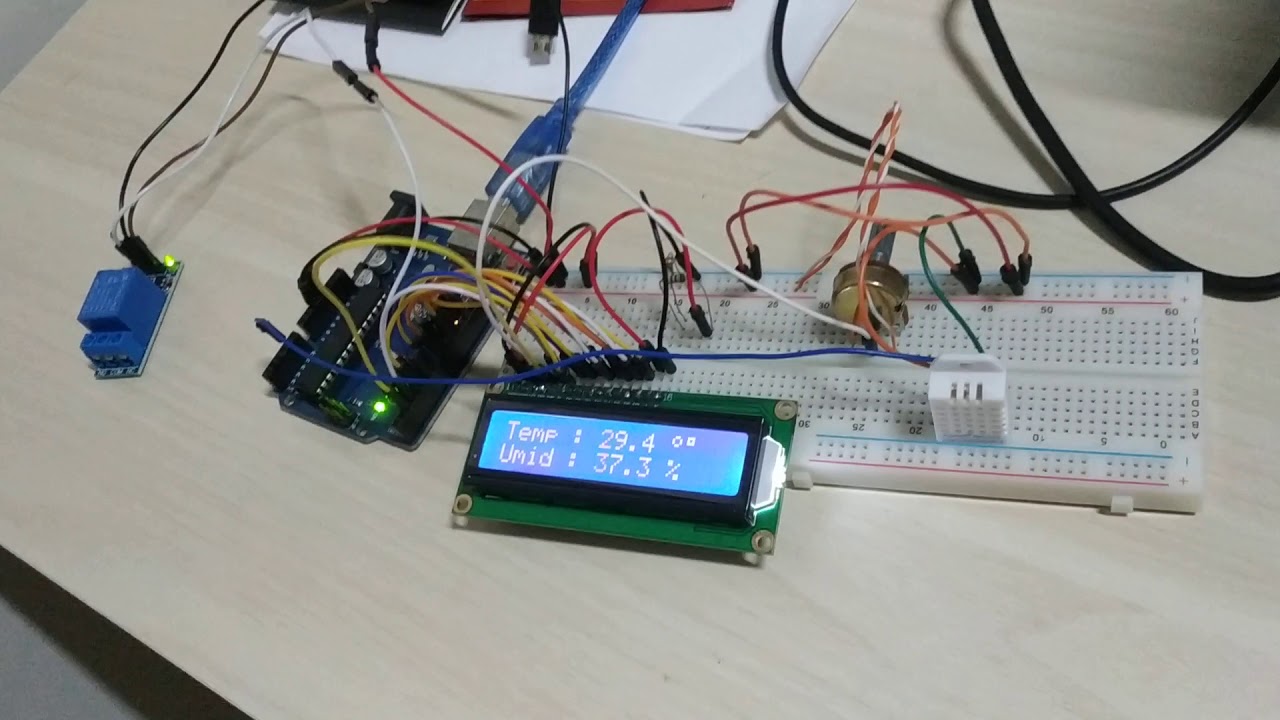 Funcionamento controlador termostato com arduino