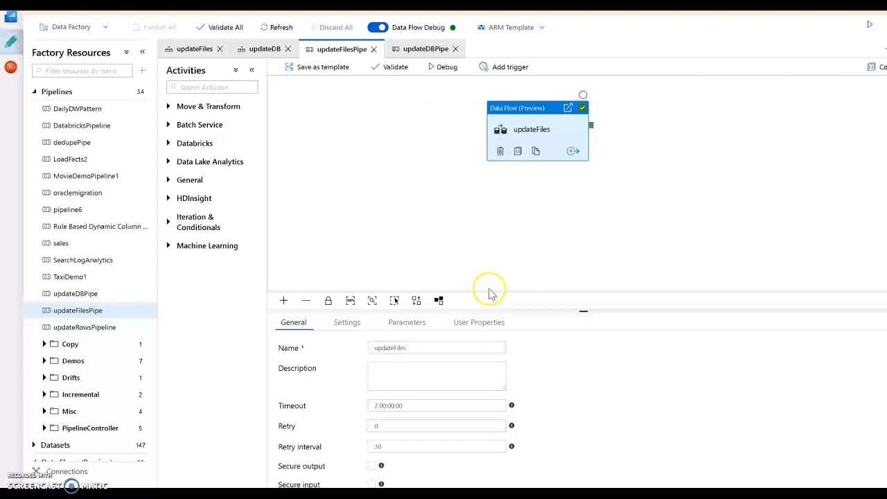 ADF Mapping Data Flows: Monitor and manage performance