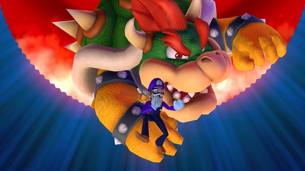 Mario Party 10 Bowser Party #179 Spike, Waluigi, Donkey Kong, Wario Mushroom Park Master Difficulty