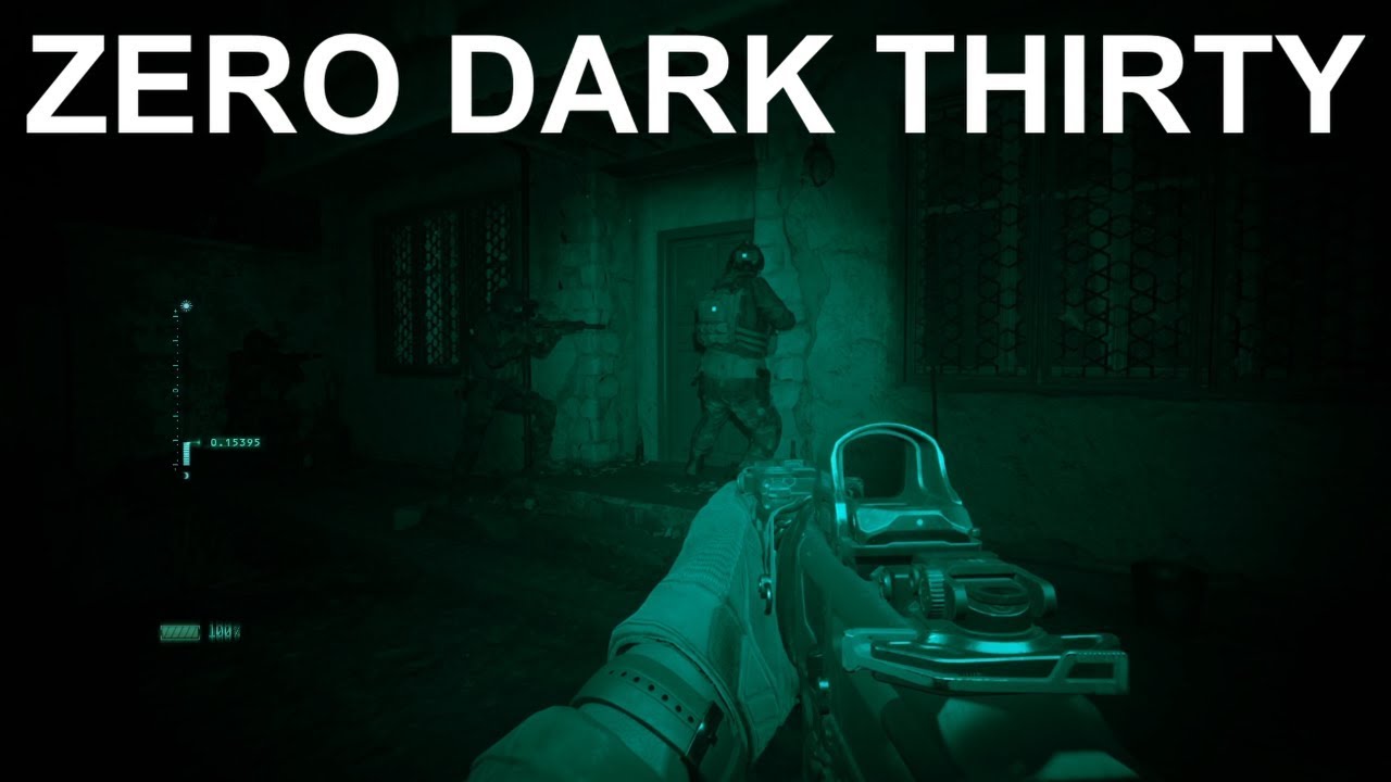Call of Duty Modern Warfare - The Wolf's Den Night Ops - REALISM MODE HIGHEST SETTINGS LIMITED HUD