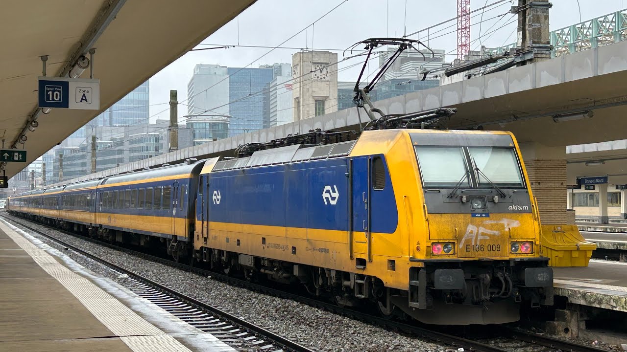 Trains at Brussels Nord