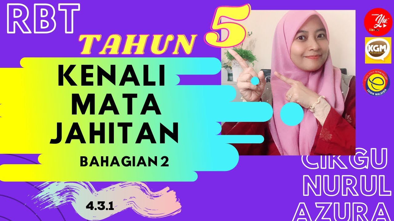 RBT THN 5 (UNIT 1- TEKNOLOGI RUMAH TANGGA : Kenali Mata Jahitan) BAHAGIAN 2