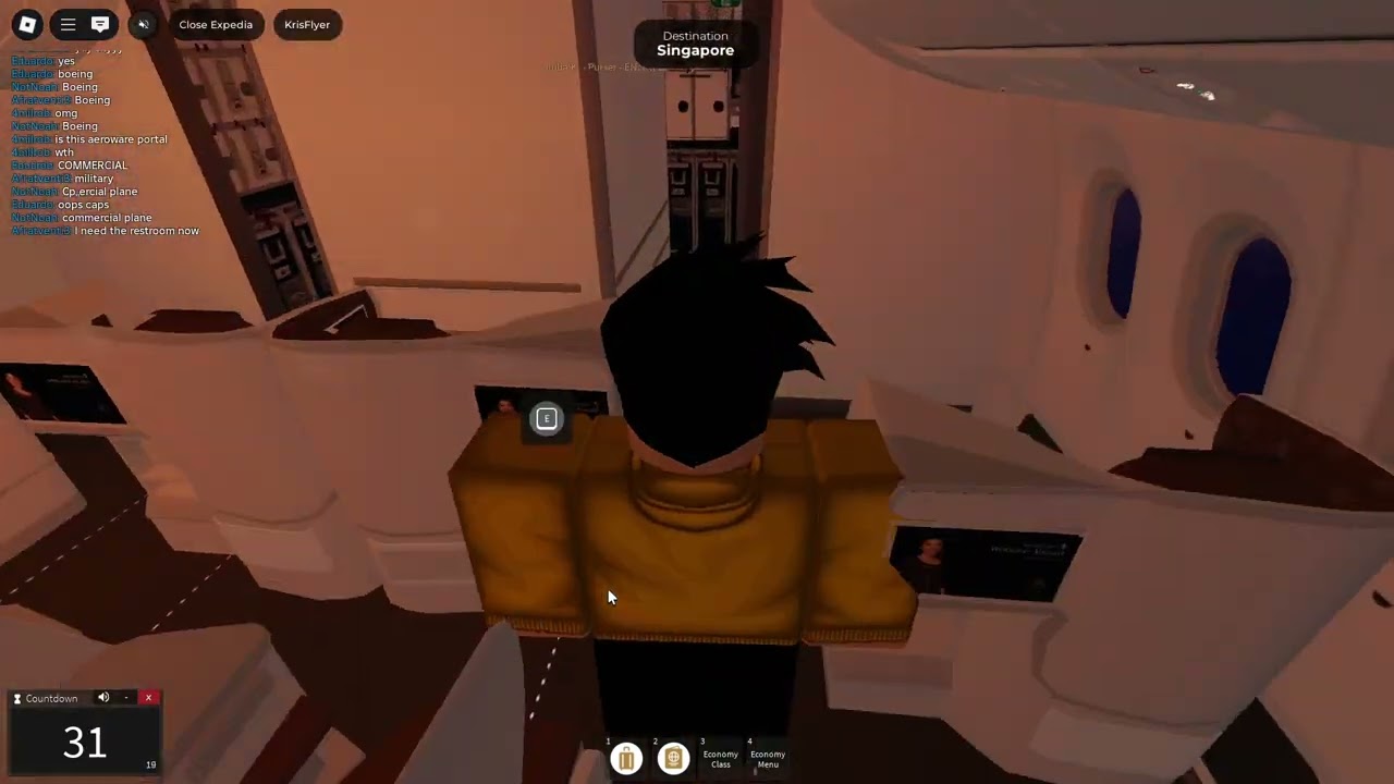 Singnapore Airline Roblox?