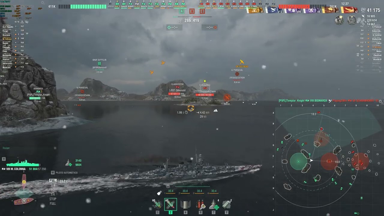 World of Warships Colonna kraken + 