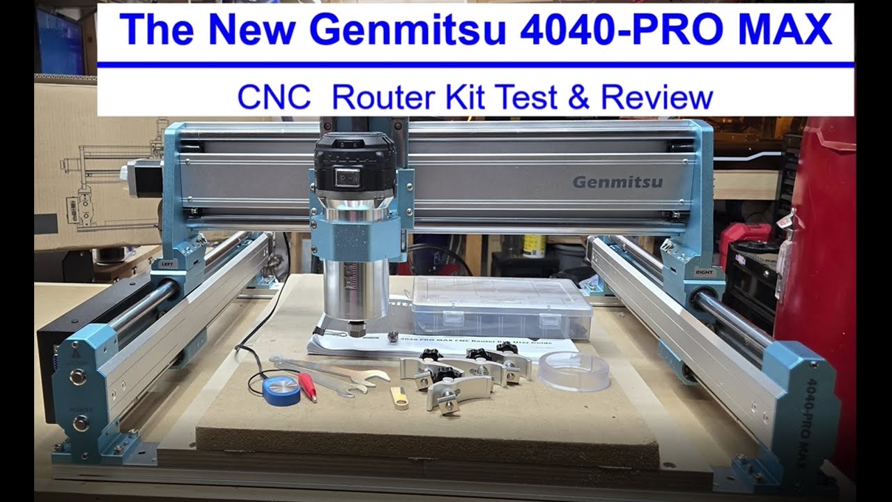 Новый комплект фрезерного станка с ЧПУ Genmitsu 4040-PRO MAX
