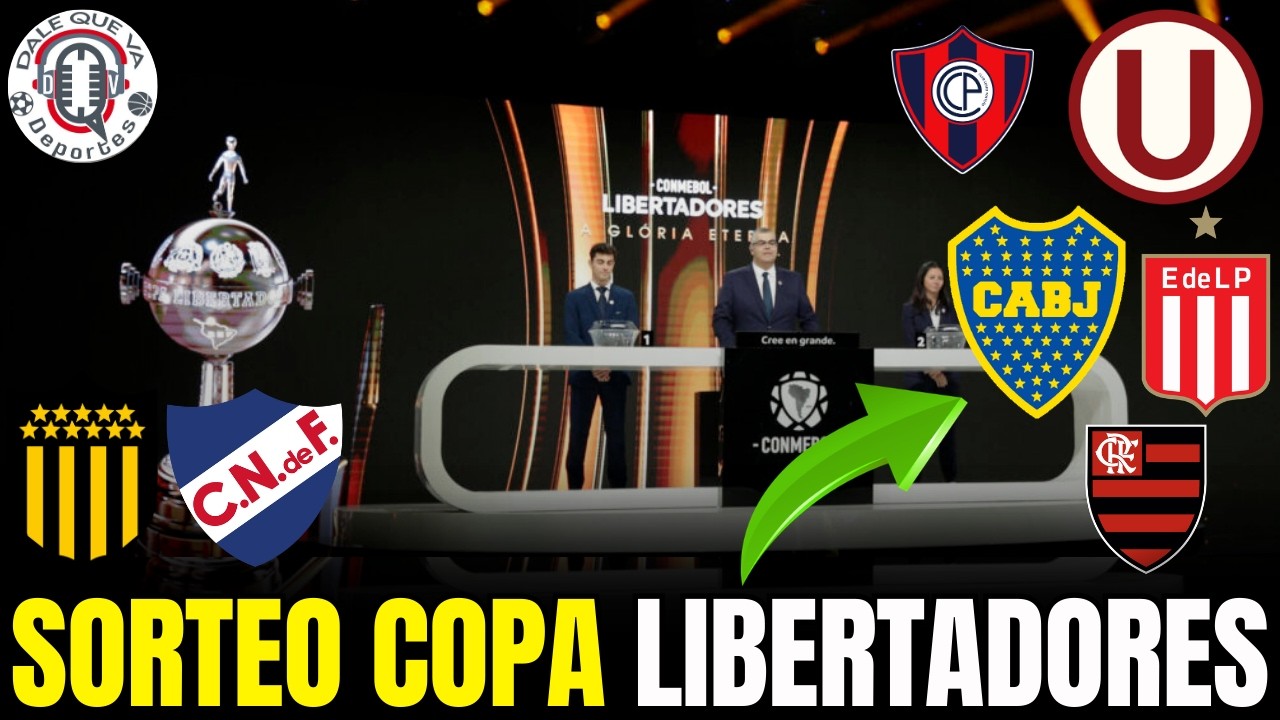 🔴 SORTEO COPA LIBERTADORES Y COPA SUDAMERICANA EN VIVO