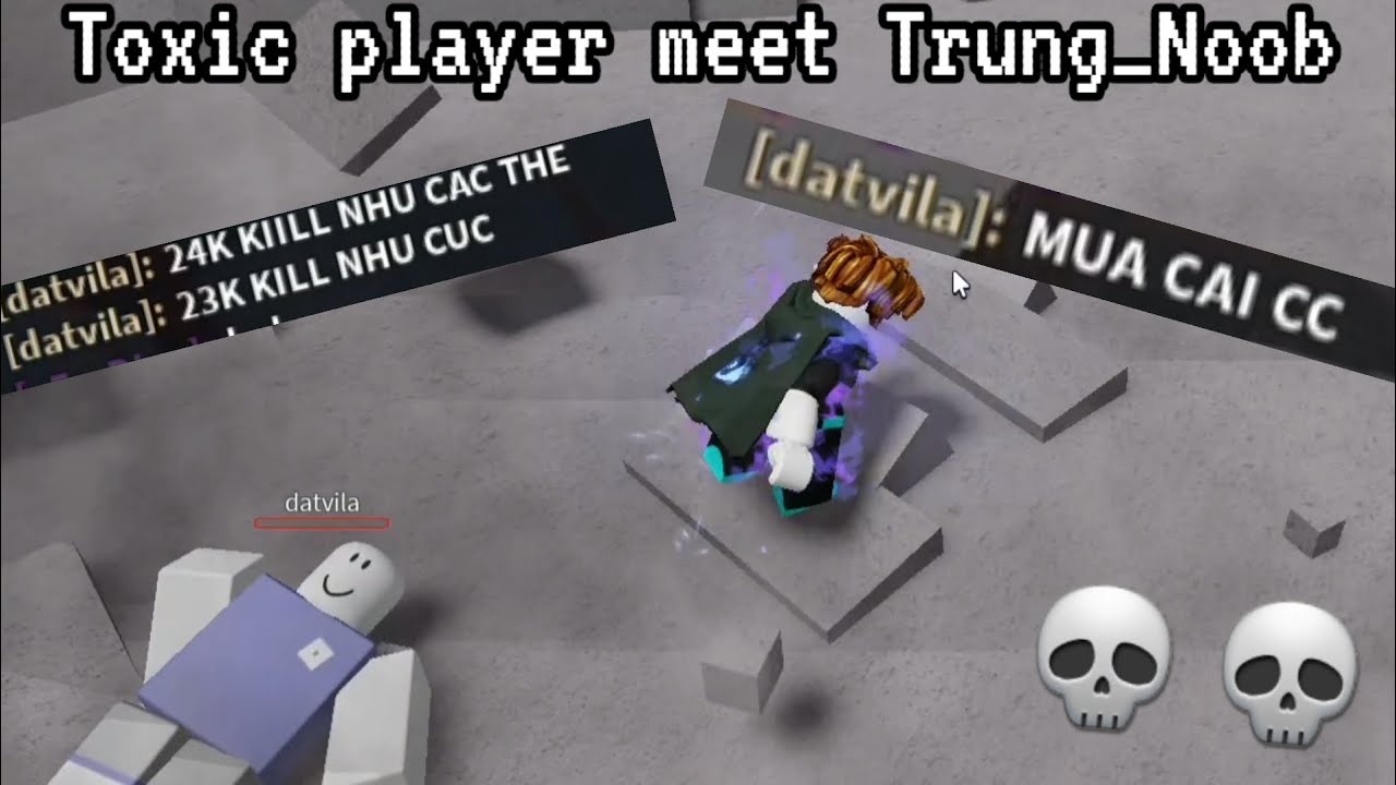 Tôi đã đánh bại player toxic này trong The Strongest Battleground 🤣🤣 || Trung_Noob ||