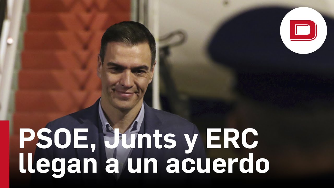 PSOE, Junts y ERC anuncian un acuerdo sobre la ley de amnist&iacute;a para blindar a Puigdemont