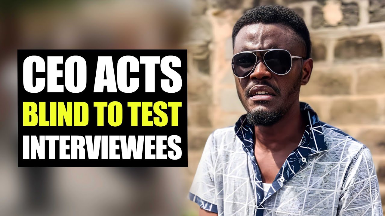 Ceo Acts Blind To Test Interviewees | Koloskits 