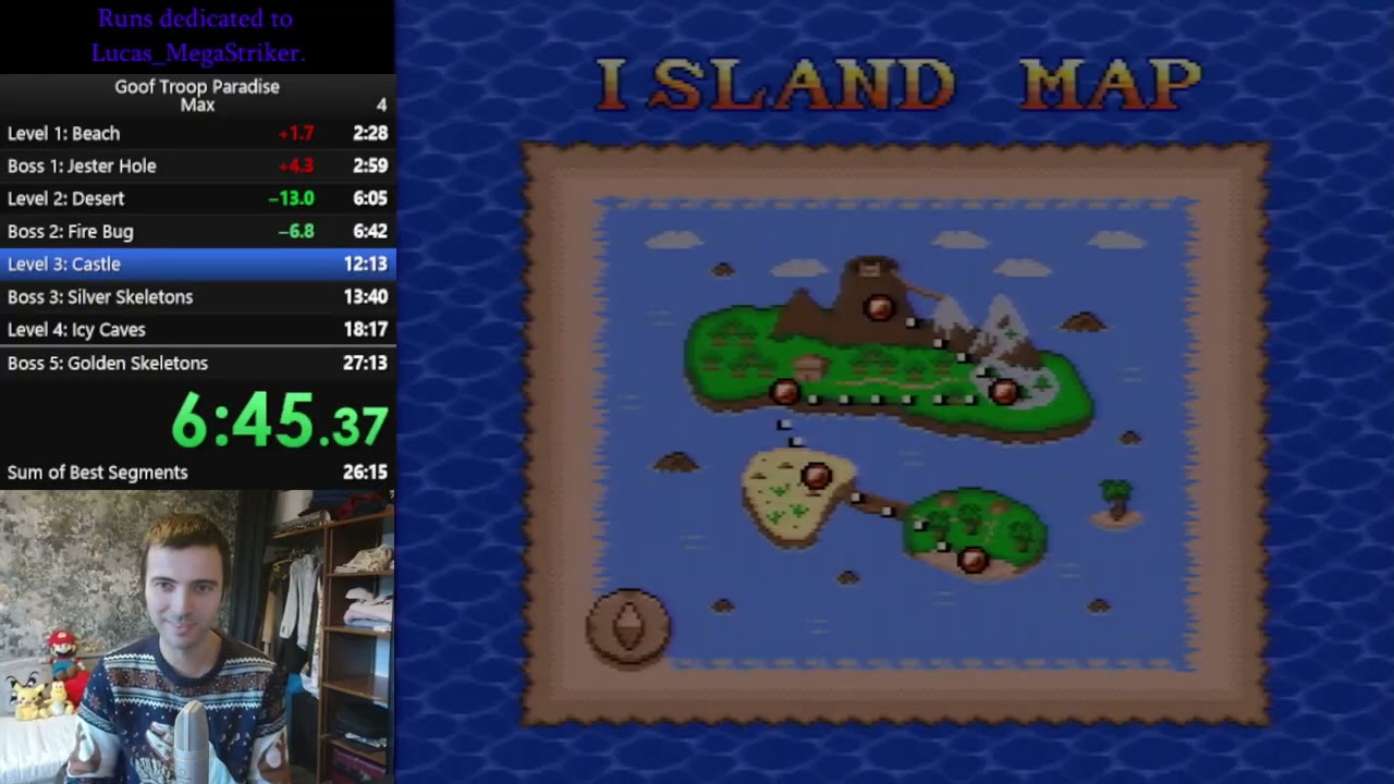 Goof Troop Paradise (Max) Speedrun - 26:48