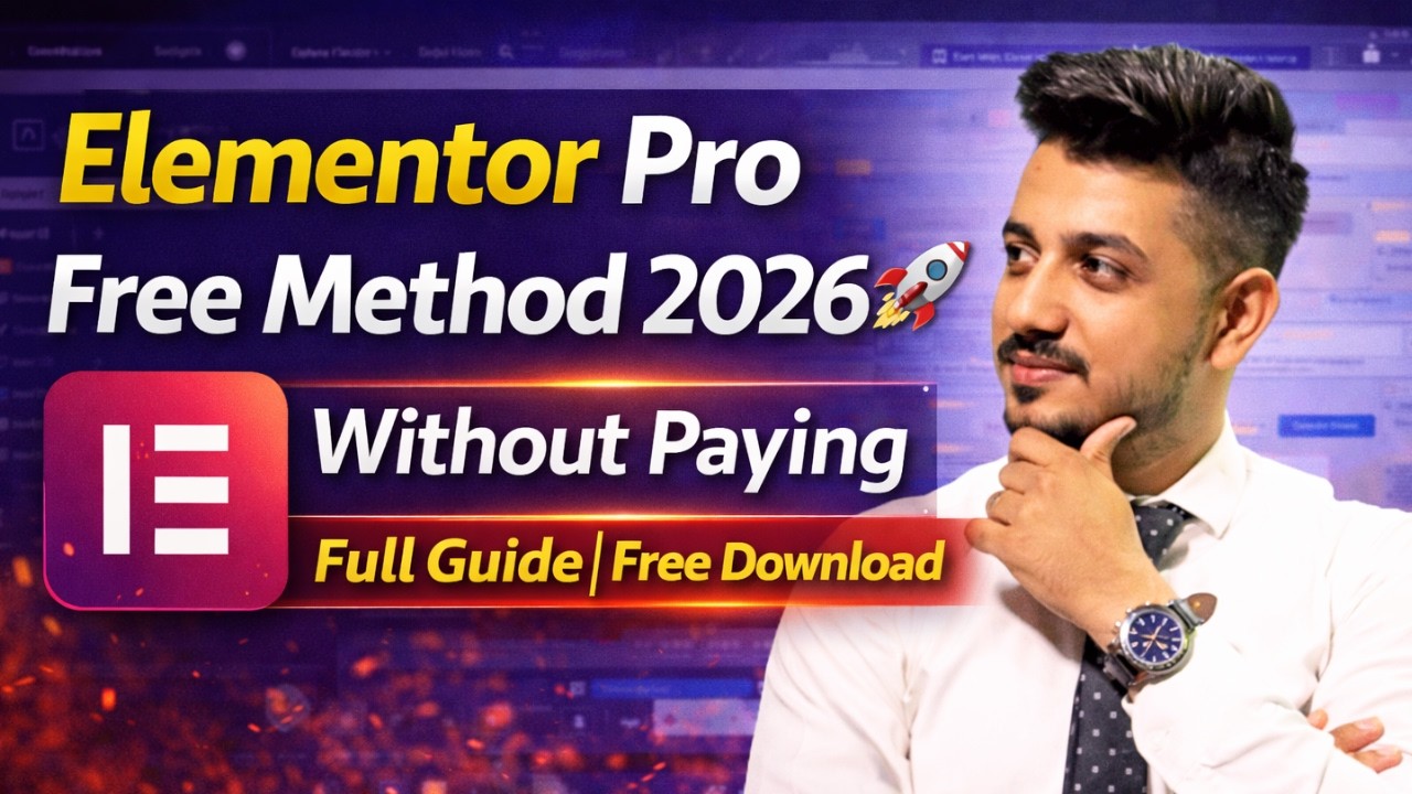 Elementor Pro Free Method 2026 | Elementor Pro Free by Rayan Malik Official