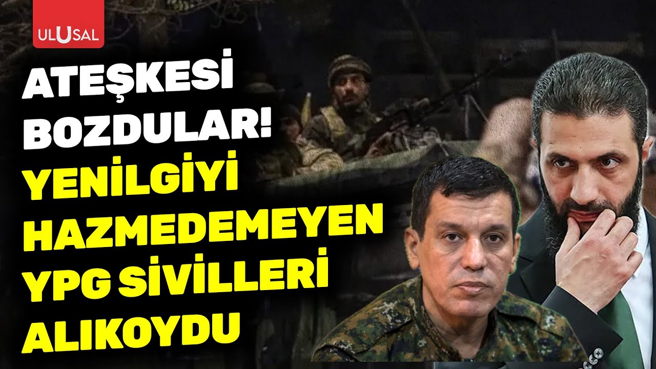 YPG 4 günlük ateşkesi 35 kez ihlal etti! Köşeye sıkışan örgüt sivilleri alıkoyuyor