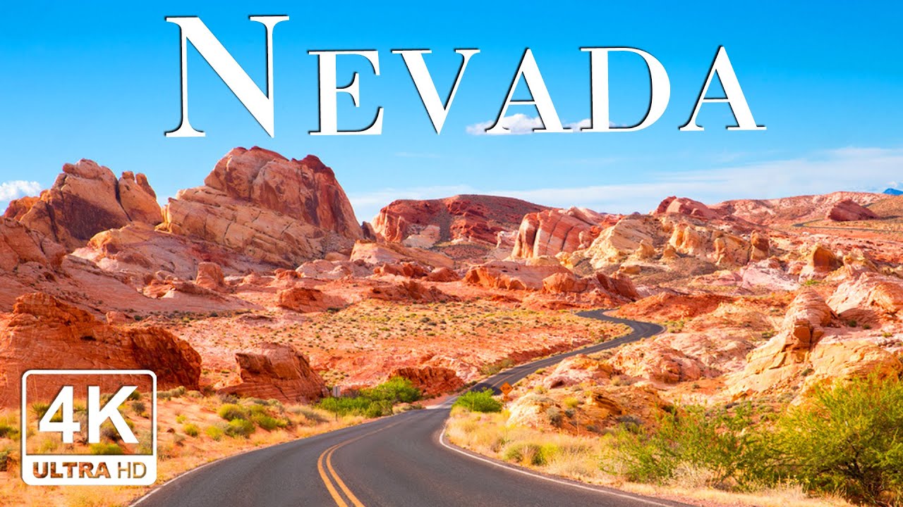 Nevada 4K UHD - Scenic Relaxation Film With Beautiful Relaxing Music - 4K Video Ultra HD