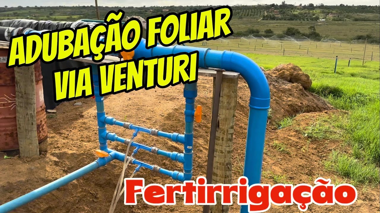Sistema Venturi: Melhor forma de adubação foliar para capim/pastagem