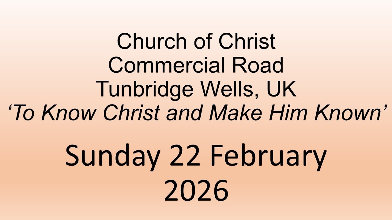 Sunday 22nd Feb